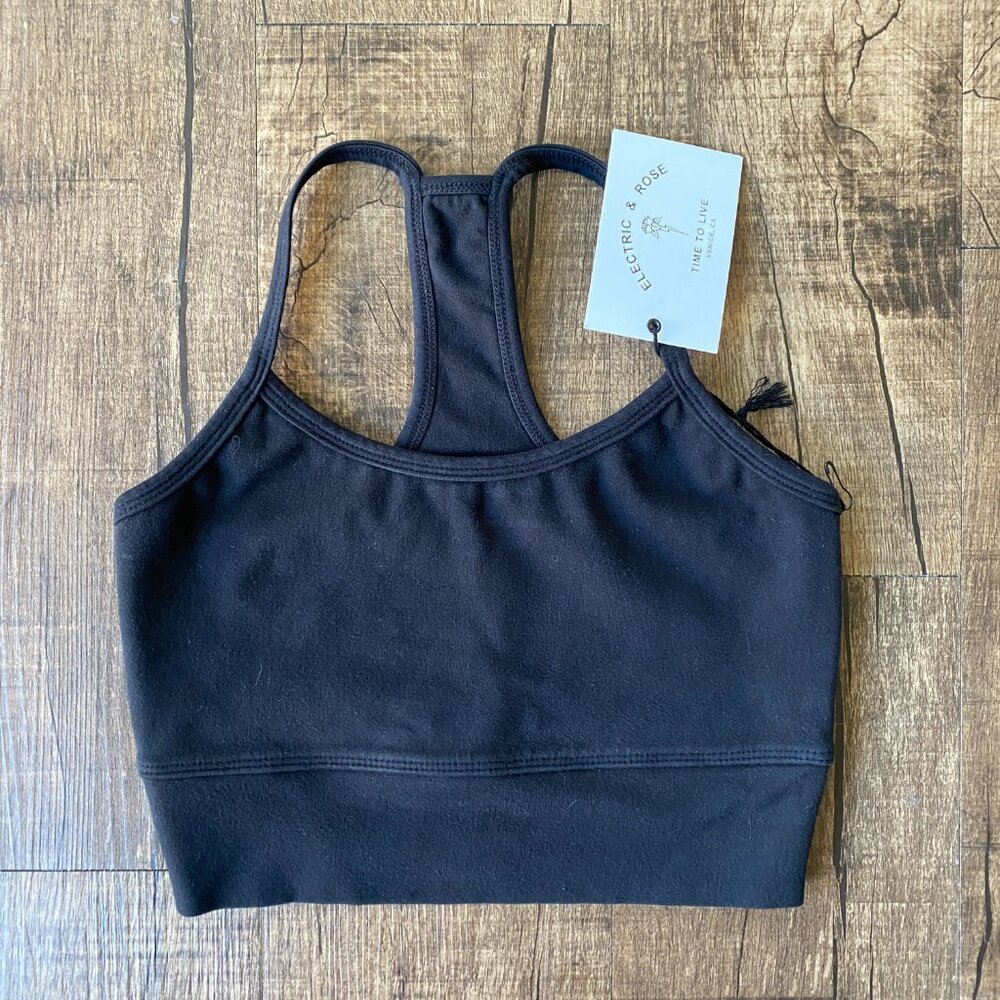 NWT Electric and Rose Mia Bra in Black, Size XS